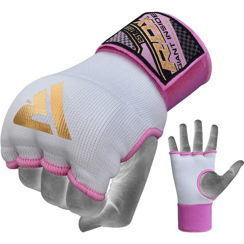 RDX PINK WOMEN INNER GLOVES WITH WRIST STRAP-4